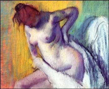 Edgar Degas : Woman Drying Herself II